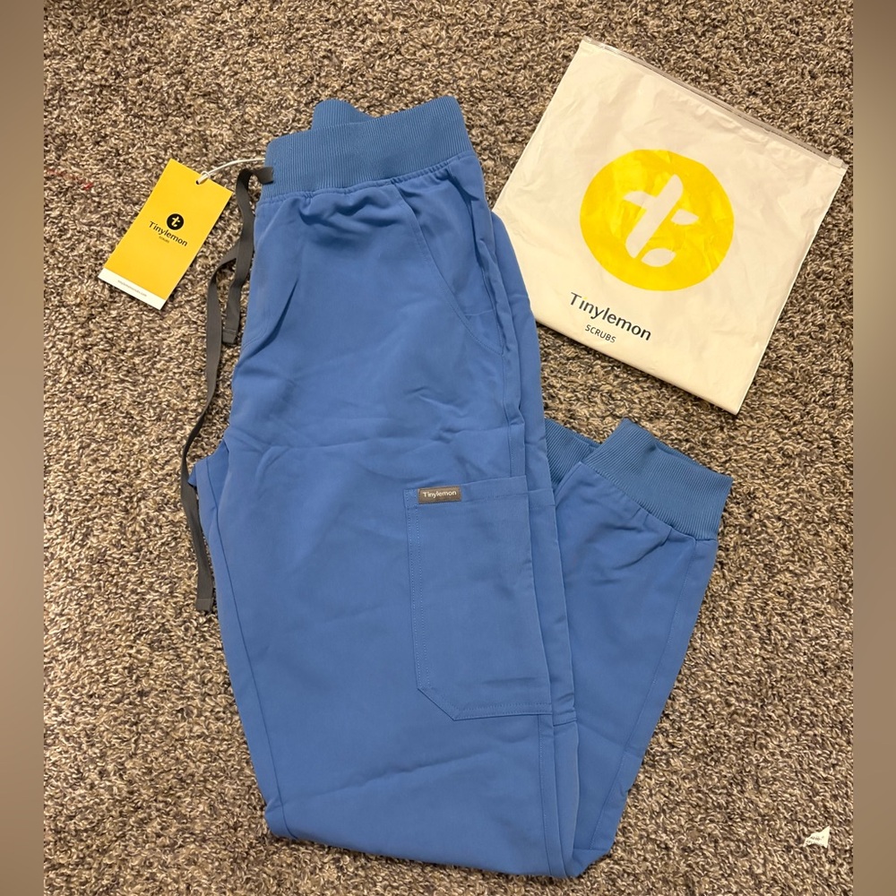 TinyLemon Blue Jogger Scrub Pants